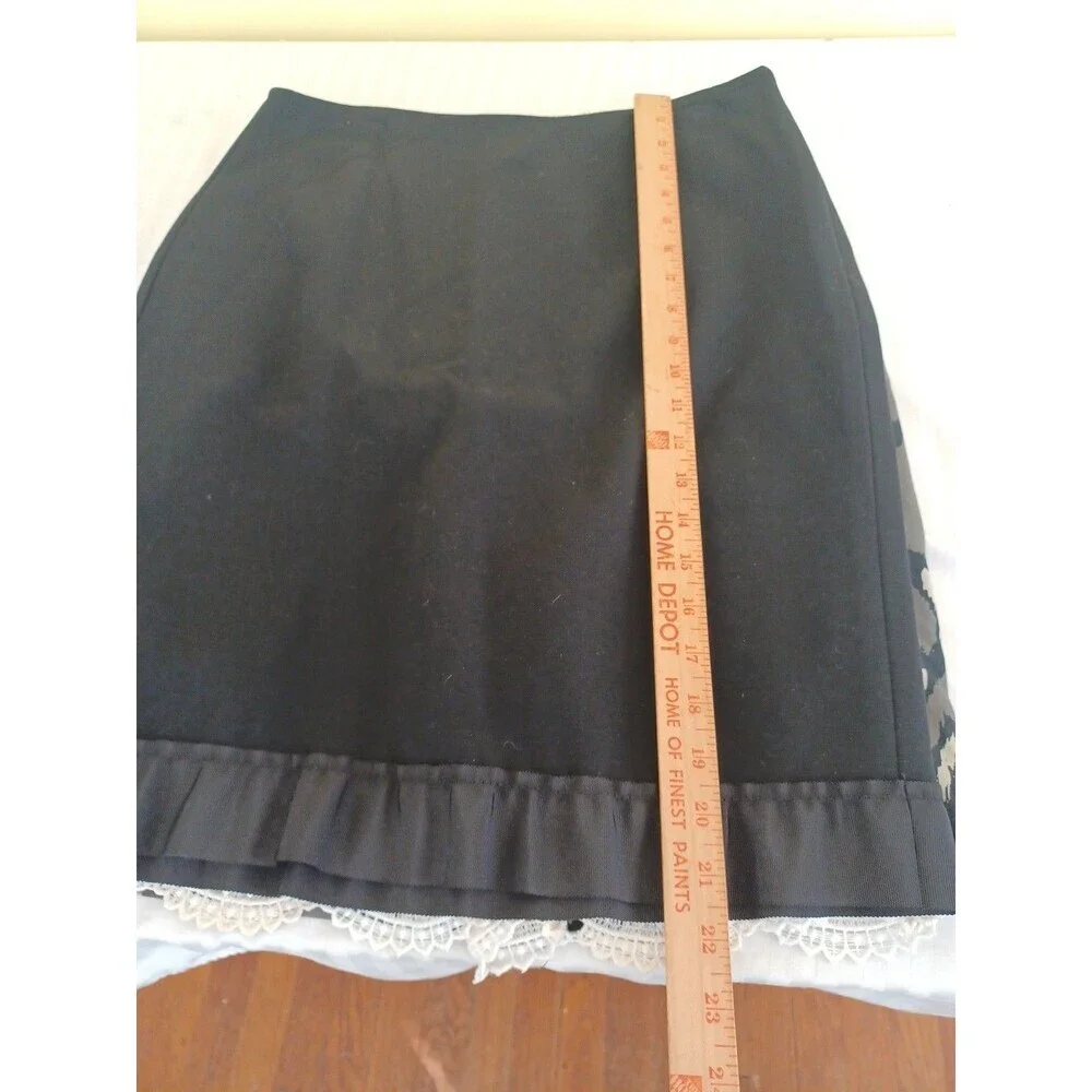 Ann Taylor set/3 straight skirts sz 6 career special occasion neutral classic - Picture 8 of 12